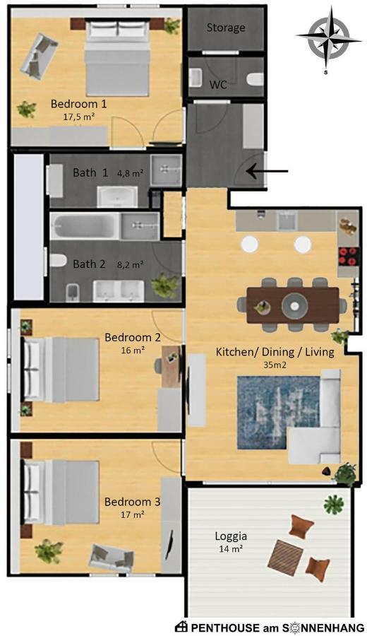 Penthouse Am Sonnenhang Mit Exklusiver Ausstattung Schladming Zewnętrze zdjęcie